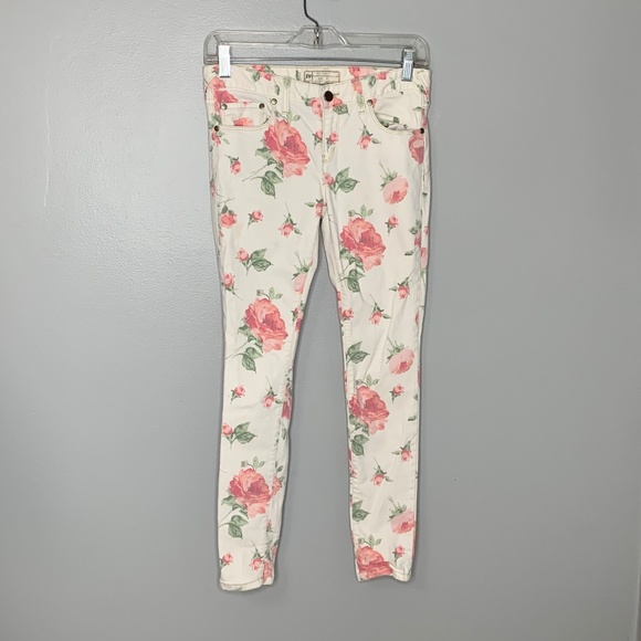 Free People Denim - Free People Rose Skinny Jeans